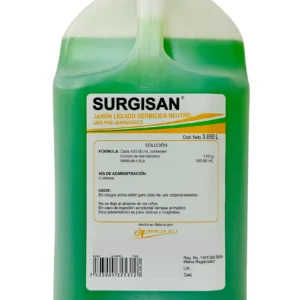 Jabón quirúrgico 3.85 L | Antiséptico de uso hospitalario