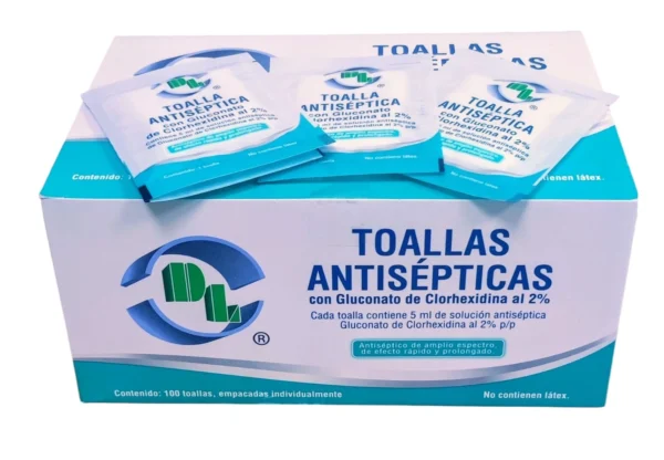 Toalla C/Gluconato De Clorex C/100 Dl - Imagen 2