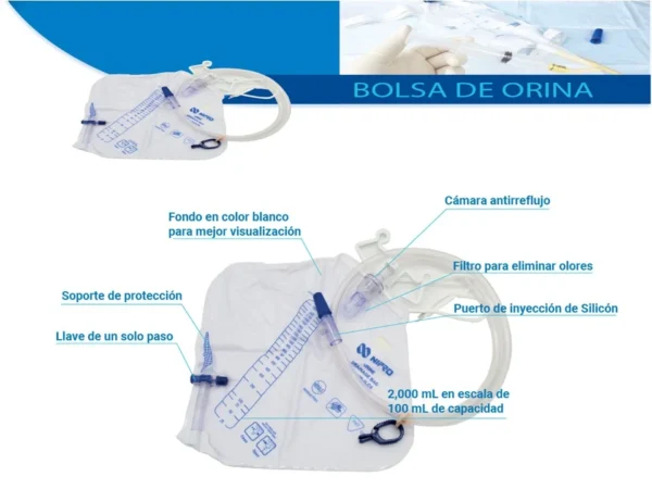 Bolsa Recol. Orina Sis/Cerrado 2000 Ml - Imagen 4
