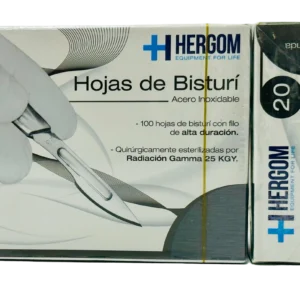 Hoja De Bisturi Acero Inox. #20 Hg
