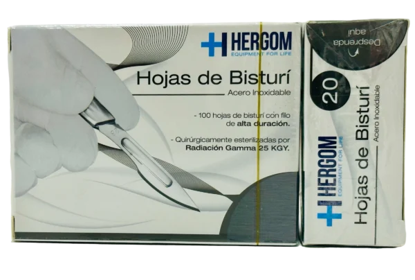Hoja De Bisturi Acero Inox. #20 Hg
